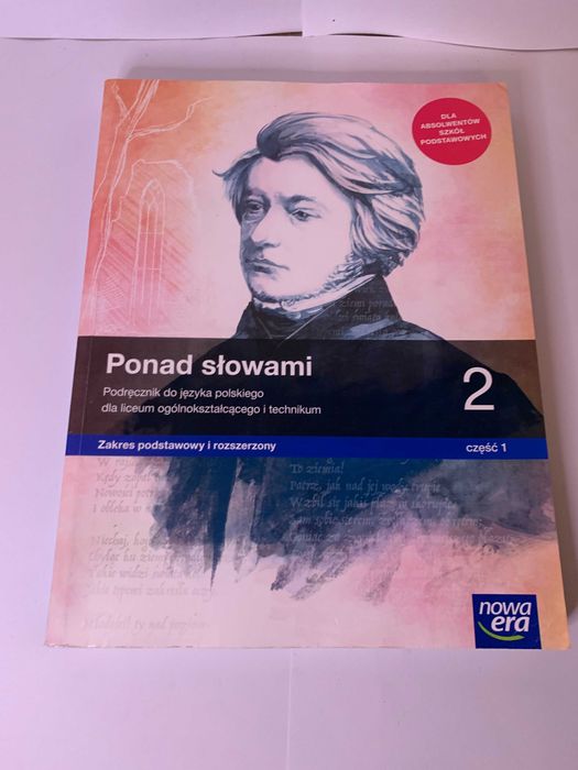 Podręcznik Ponad słowami 2 cz. 1 zakres podstawowy i rozszerzony