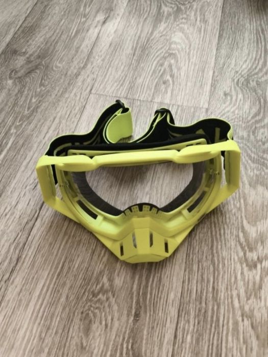2 X nowe gogle na motor rower narty / żółte / uniwersalne