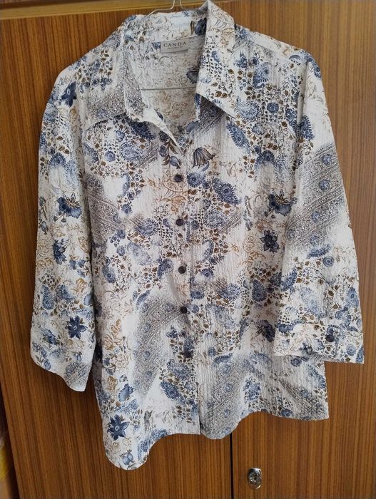 SUPER CENA Szary biały sweterek, bluzka marki H&M, Tanio