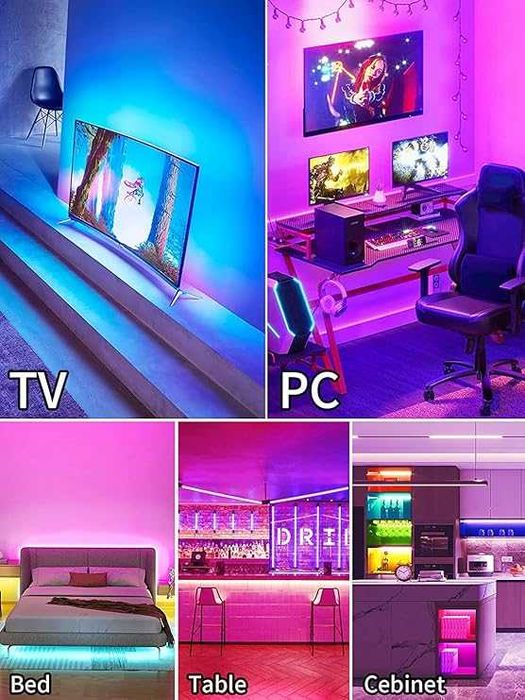 Oświetlenie Led RGB do TV do 80 cali synchronizacja z muzyką  637