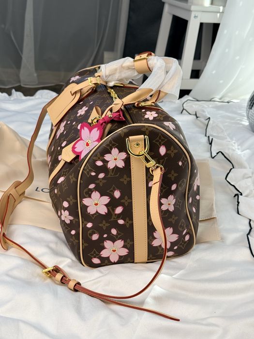Сумка Louis Vuitton Keepall Bandoulière 45 Monogram Takashi Murakami