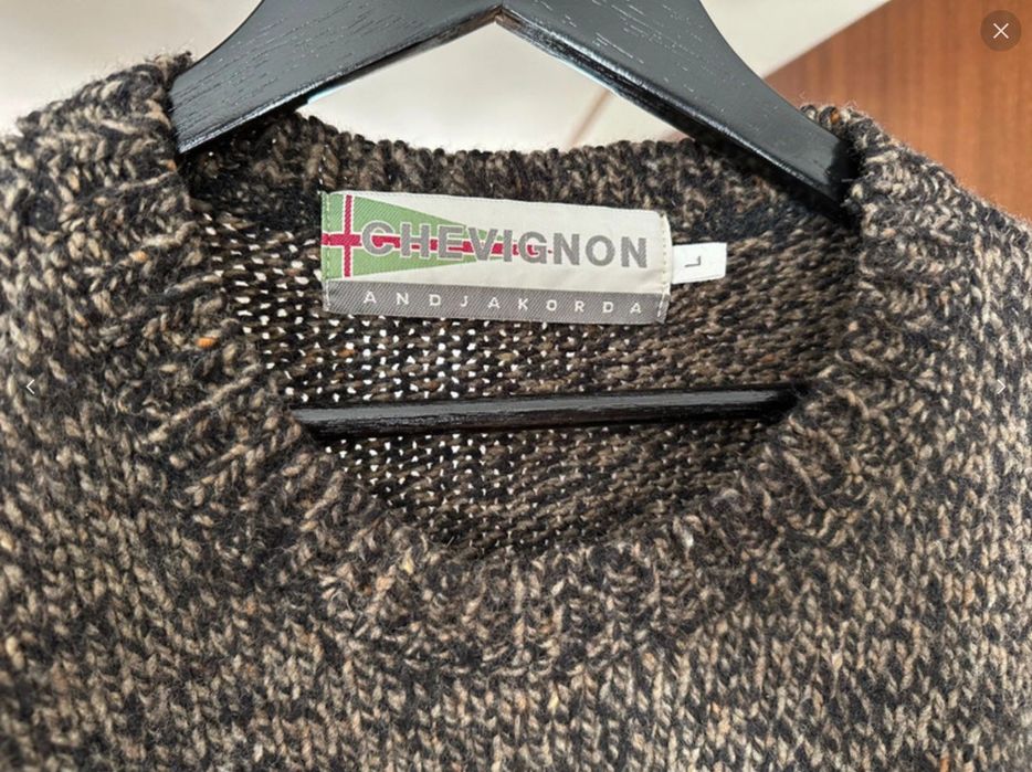 Camisolão de lã mesclada CHEVIGNON (Vintage)