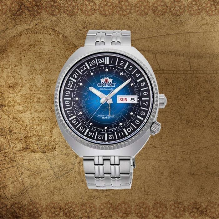 Orient Revival World Map Automatic RA-AA0E03L