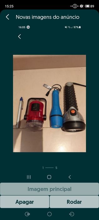 Lanternas a pilhas vários modelos*