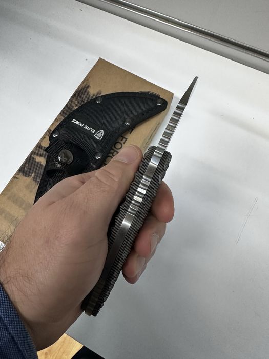Nóż karambit elite force mocny duzy fulltang