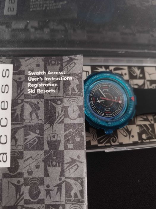 Relógio de pulso Swatch Scuba 200 Snowpass Shock