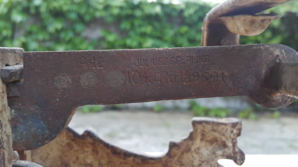 Zabytkowa Waga Sperling 10kg 1942