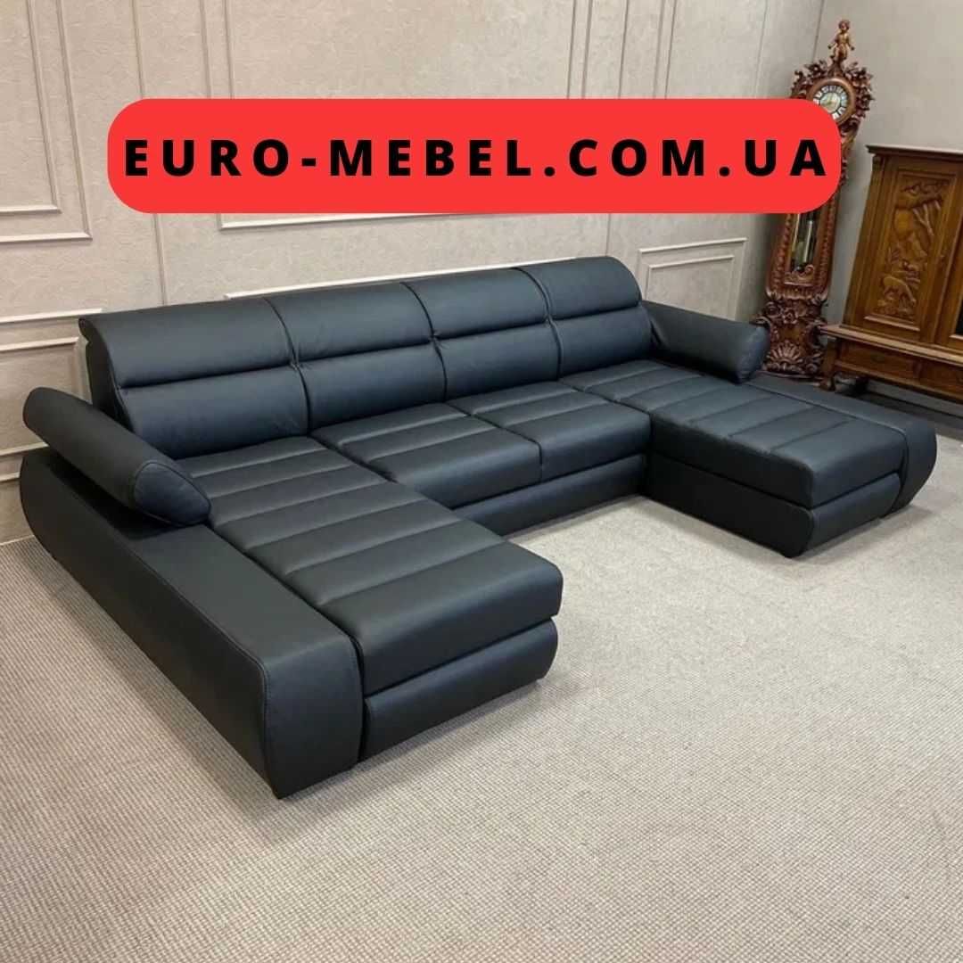 Новый кожаный п-образный диван шкіряний диван: 2 000 $ - Меблі для ...