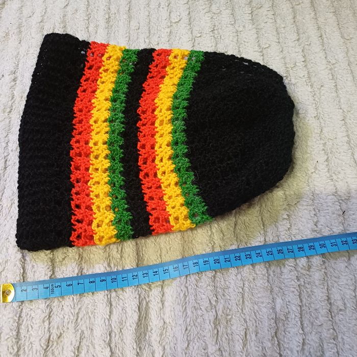 Czapka azurowa reagge rasta