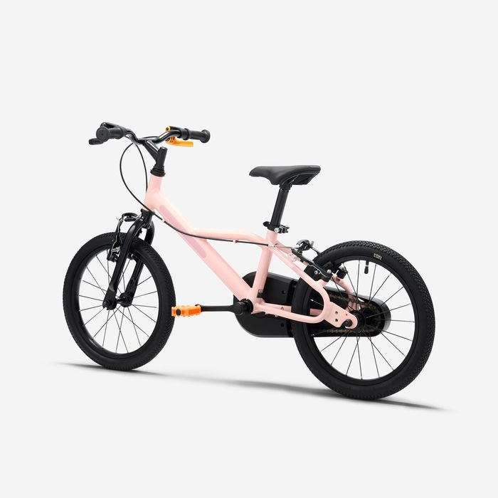 Bicicleta de Criança 16 polegadas 4-6 anos, DISCOVER 500 Rosa