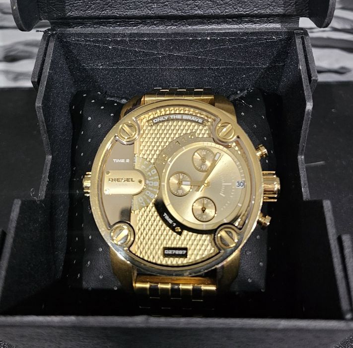 Zegarek meski Diesel dz7287 złoty