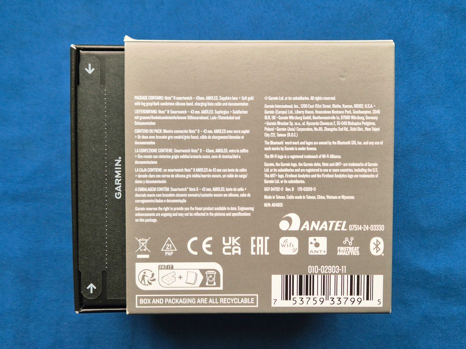 Годинник Garmin Fenix 8 43mm Amoled (010-02903-11)