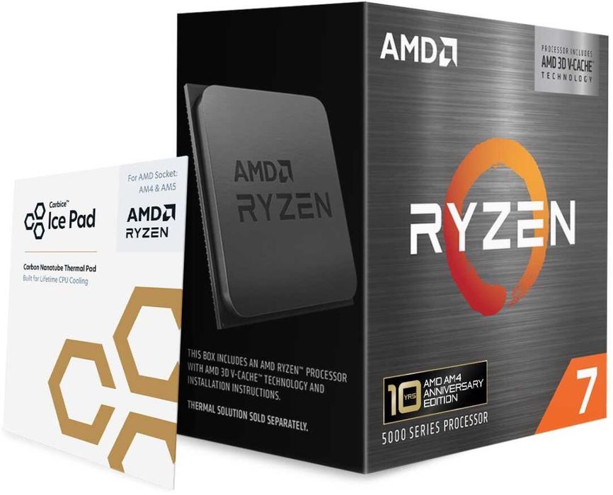 Процесор AMD Ryzen 7 5800X3D 10th AM4 Anniversary Edition (100-100000651POF)