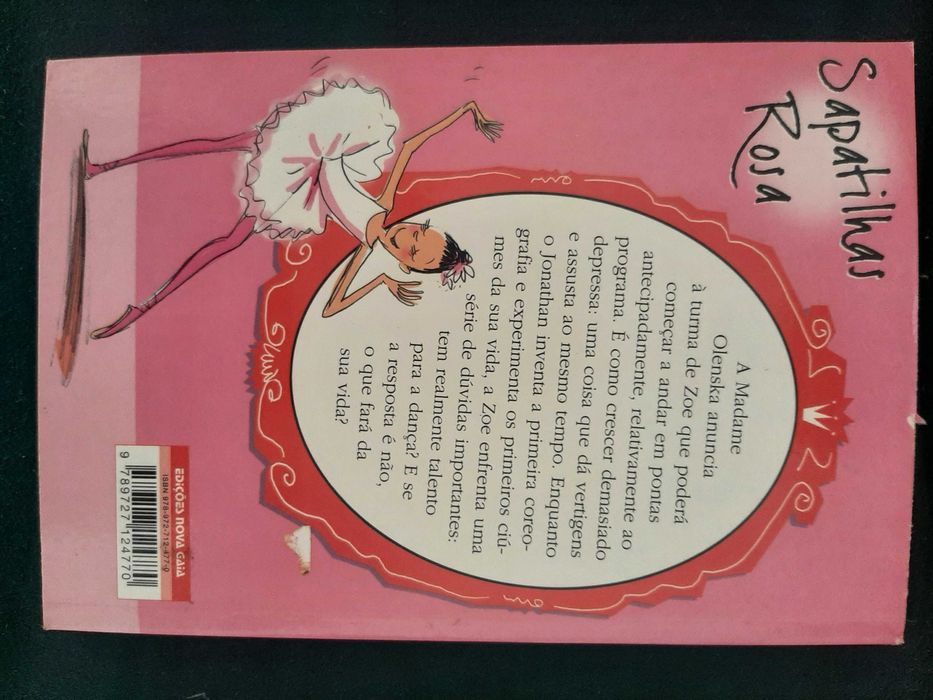 Dois livros juvenis Sapatilhas Rosa (Em pontas e Um tutu a mais).