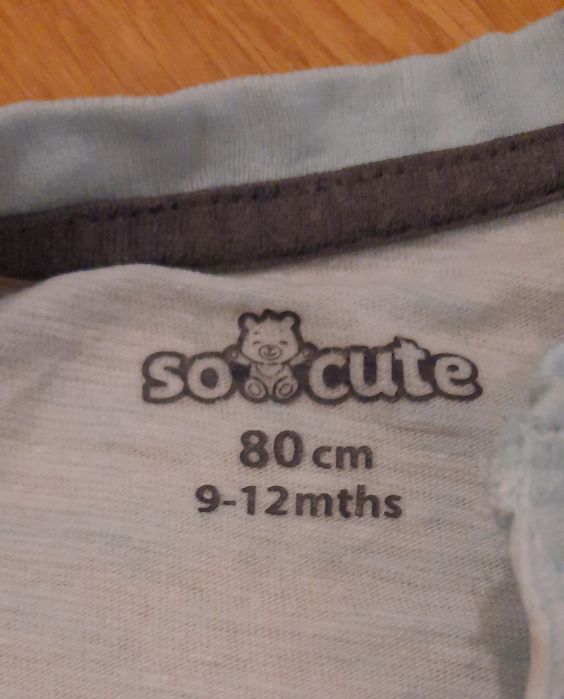 Body r.80 jasnoniebieskie