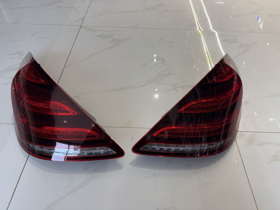 Рестайлинг S63 AMG для Mercedes S-Class W222 обвес фары фонари решетка