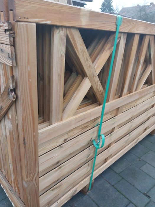 Płot lamelowy,  pergola 90/180