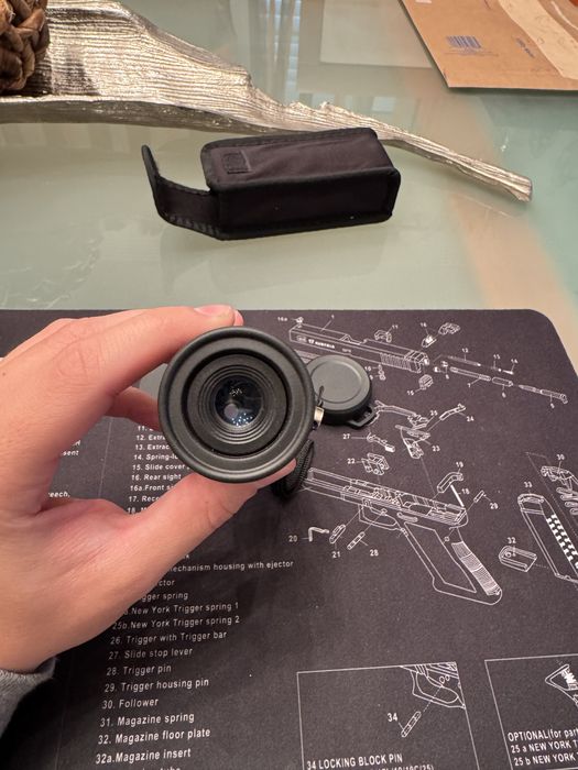 Monóculo novo 10-300x40mm