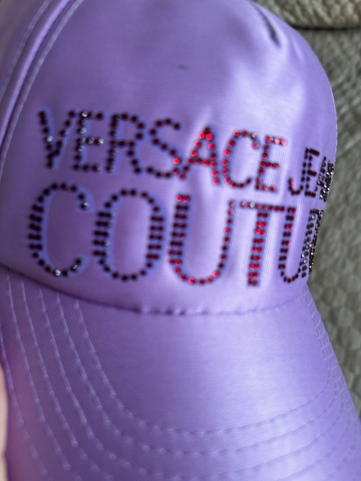 Кепка бейсболка versace зі стразами нова