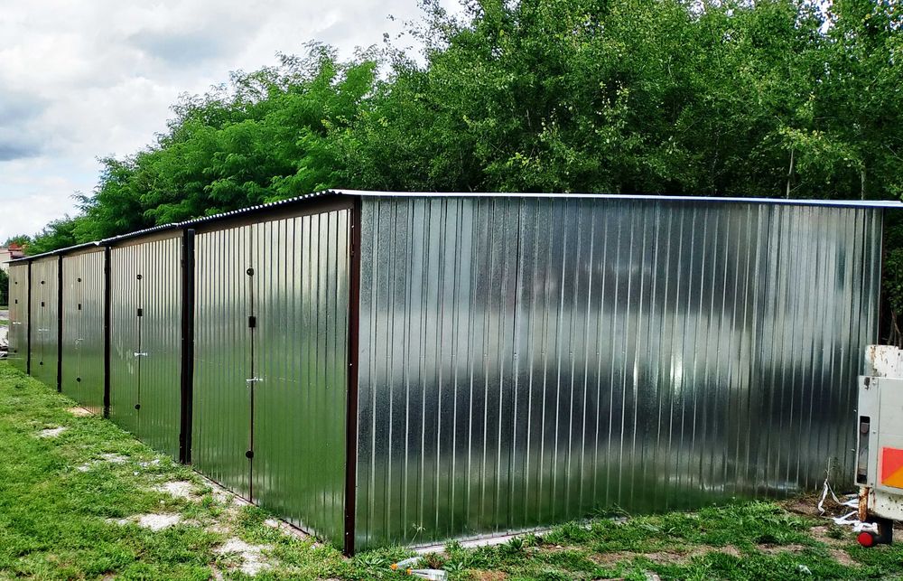 Blaszany Garaż I gatunek OCYNK Solidna Konstrukcja