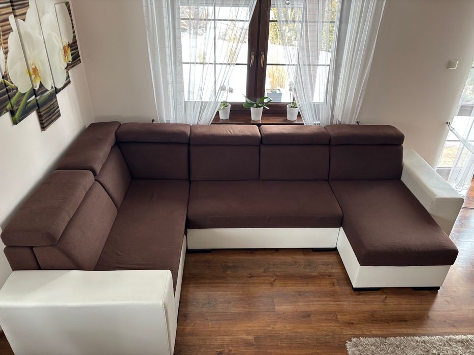 Narożnik rozkładany w bardzo dobrym stanie