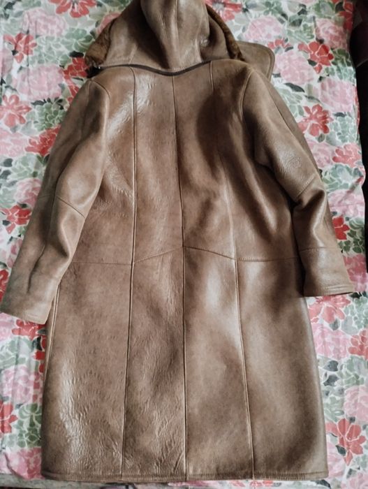 Натуральна якісна жіноча шкіряна дублянка GARBARNIA XXL 52-54 розмір