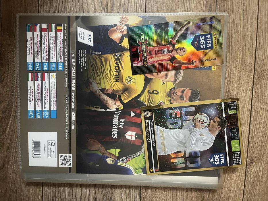 Album kart piłkarskich Karta XL
