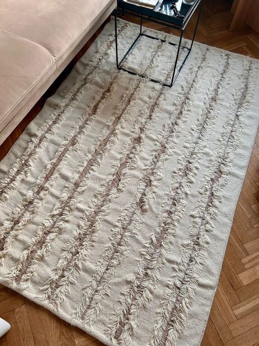 килим ikea PEDERSBORG 100% вовна 133x195 см бежевий