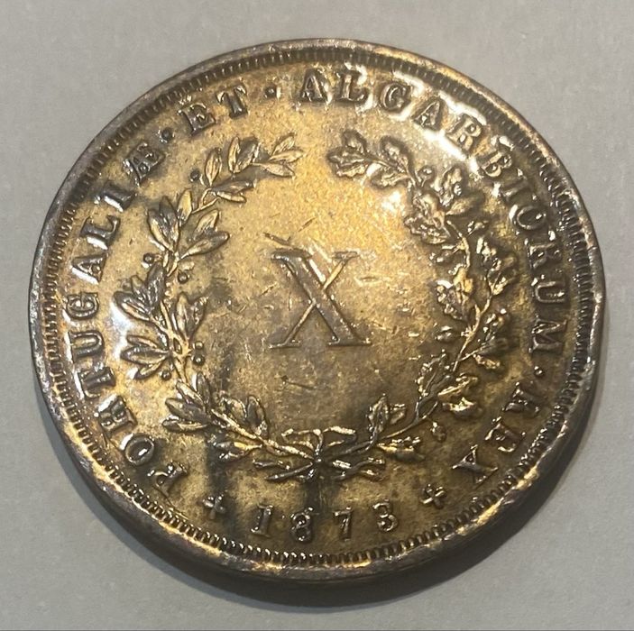 Moeda 616 - D LUIS I - X Reis 1873