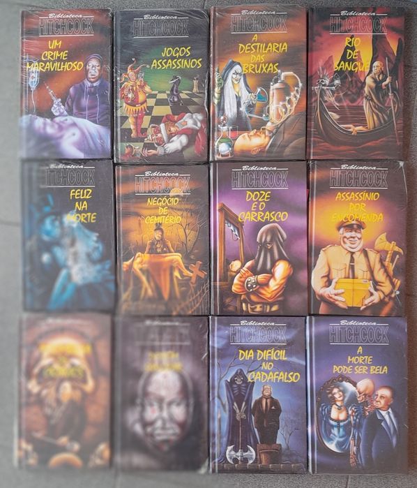 Coleção completa 12 livros Hitchcok novos