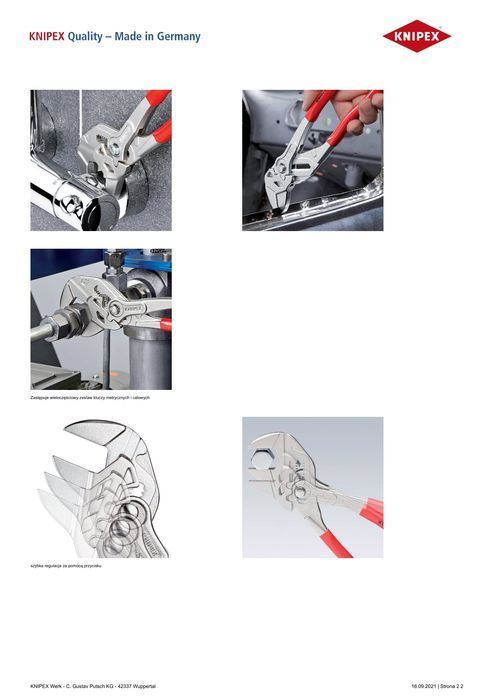 Szczypce-Klucz Mini 150Mm - Knipex