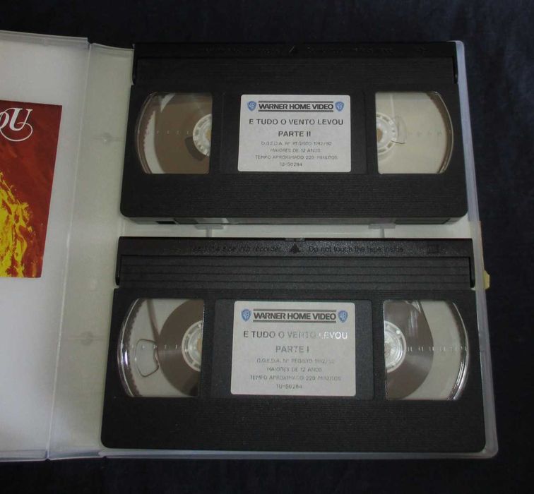 Filme E Tudo o Vento Levou VHS Duplo
