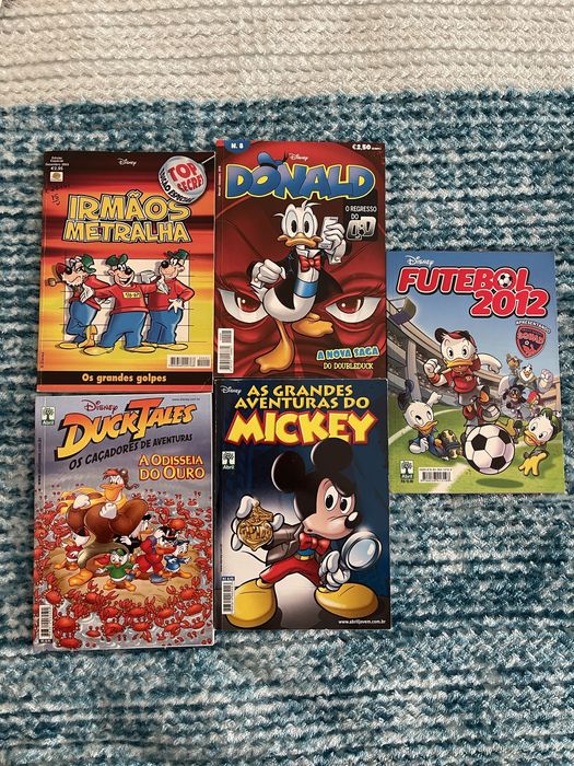 Livros do pato donald e companhia como novos