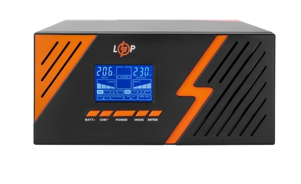 ДБЖ з правильною синусоїдою 12V LPM-PSW-1500VA (1050Вт) Інвертор