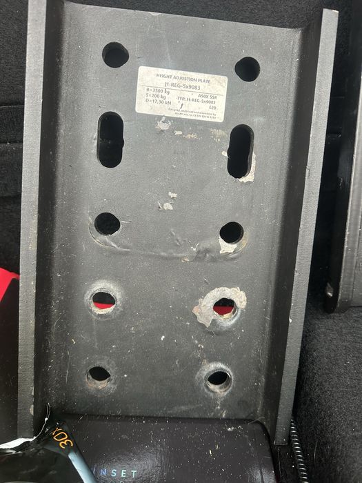 Hak i wzmocnienie 3500kg