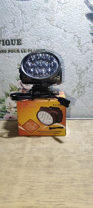 Ліхтар налобний Yajia YJ 1837 акумуляторний