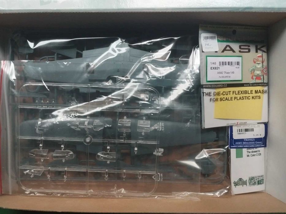 1/48 Eduard Mitsubishi A6M2 Type 21 Zero máscara canopy kit modelismo