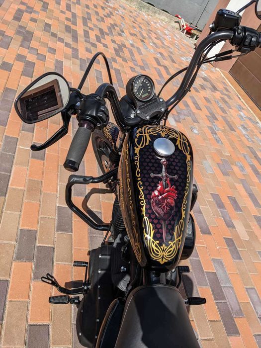 Harley-Davidson Sporster XL1200 Iron 2021 Аерографія