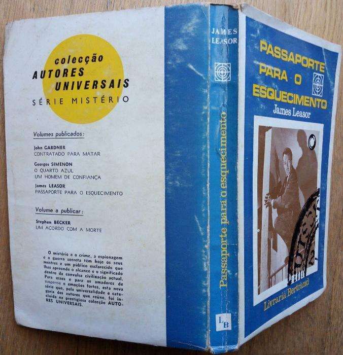 "Passaporte para o Esquecimento" James Leasor, Autores Universais 1964