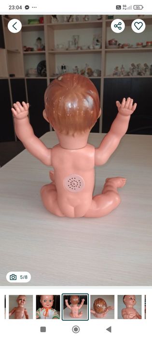 Stara lalka 48 cm