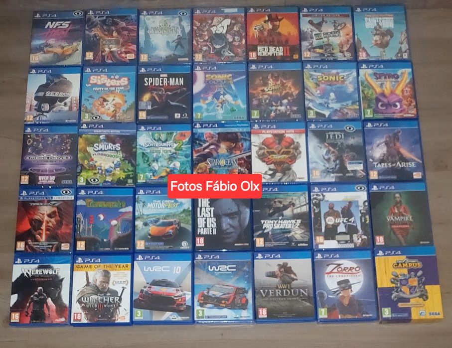 Jogos Ps4 Originais Novos & Usados Ler Anúncio ( Desde 10€)
