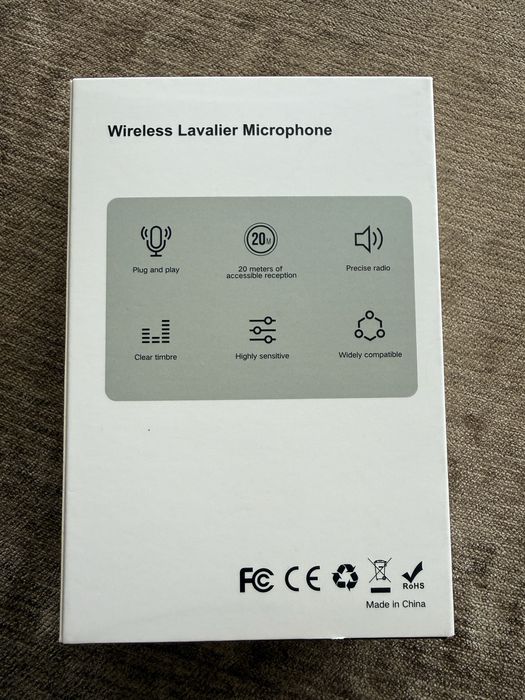 Безпровідний петличний мікрофон для iphone