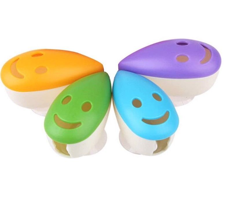 Osłonka na szczoteczkę z przyssawką 4szt