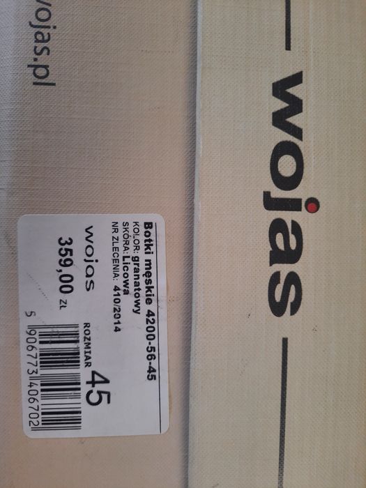 Buty sztyblety męskie Wojas 45