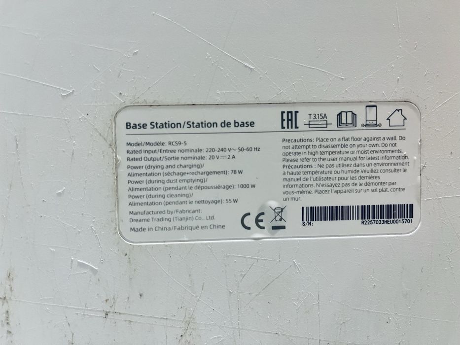 Dreame l10 stacja baza