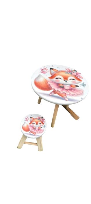 Стілець табурет дитячий дерев'яний ручної роботи розмир 25*25*24.