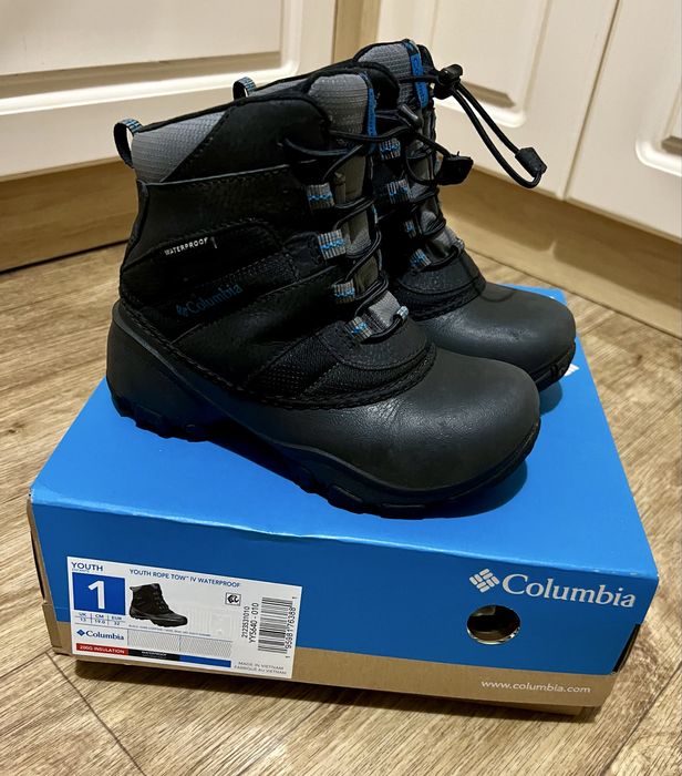 Зимові черевики Columbia, 32 розмір