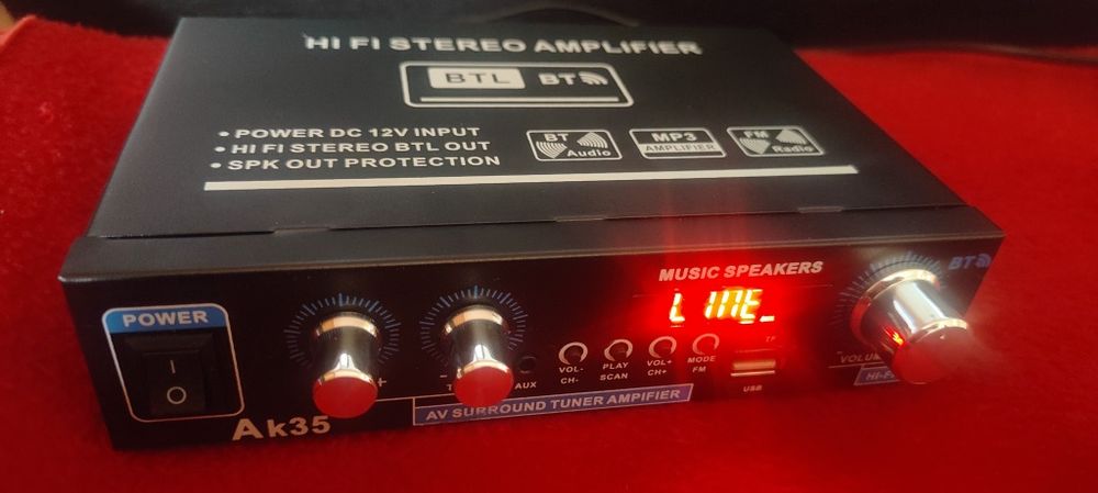 Mini amplificador digital de áudio