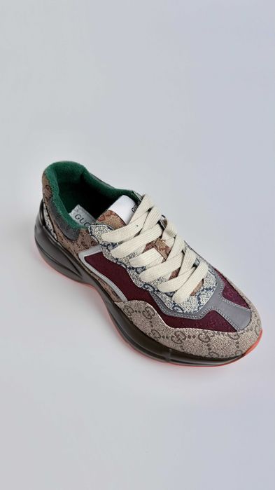 Кросівки унісекс (чоловічі, жіночі) Gucci Rhyton GG Supreme Sneaker