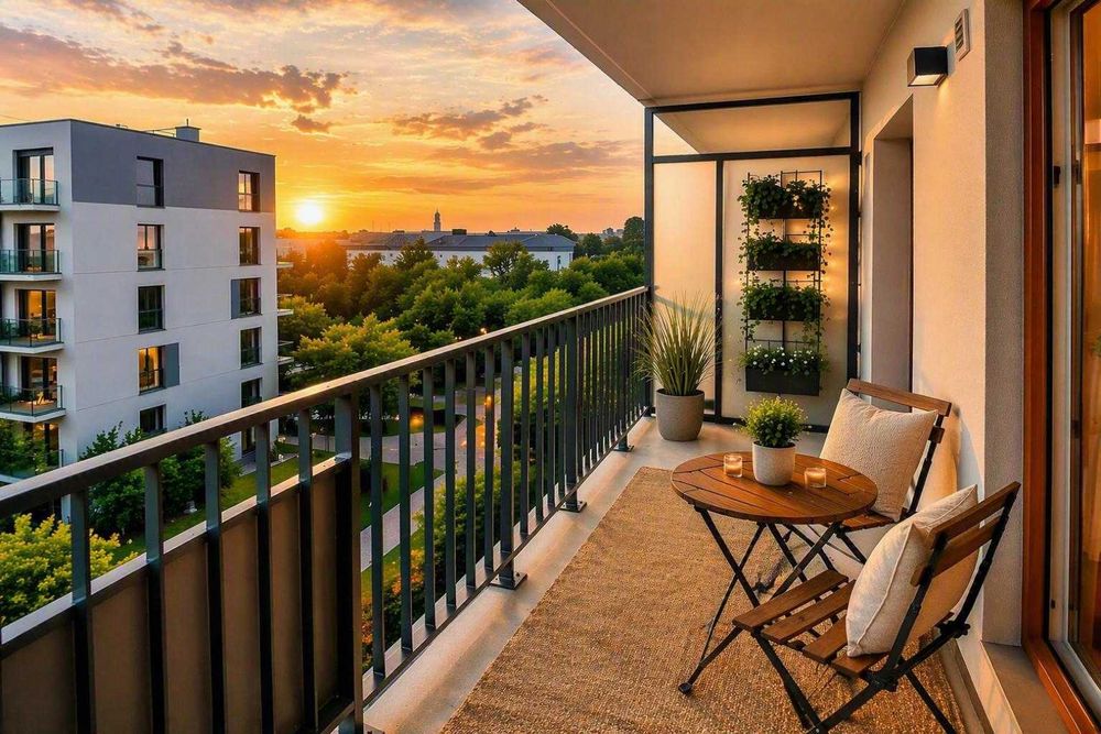 Balkon 10m² Zachód Słońca | 2 Pok 39m² | Nowe | Kamionek | Garaz | Bezpośrednio | SWPS - View 3